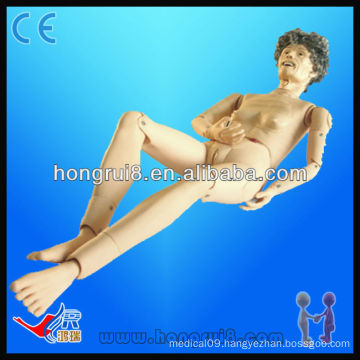 Advanced medical full functional elderly female nursing training model manikin mannequin